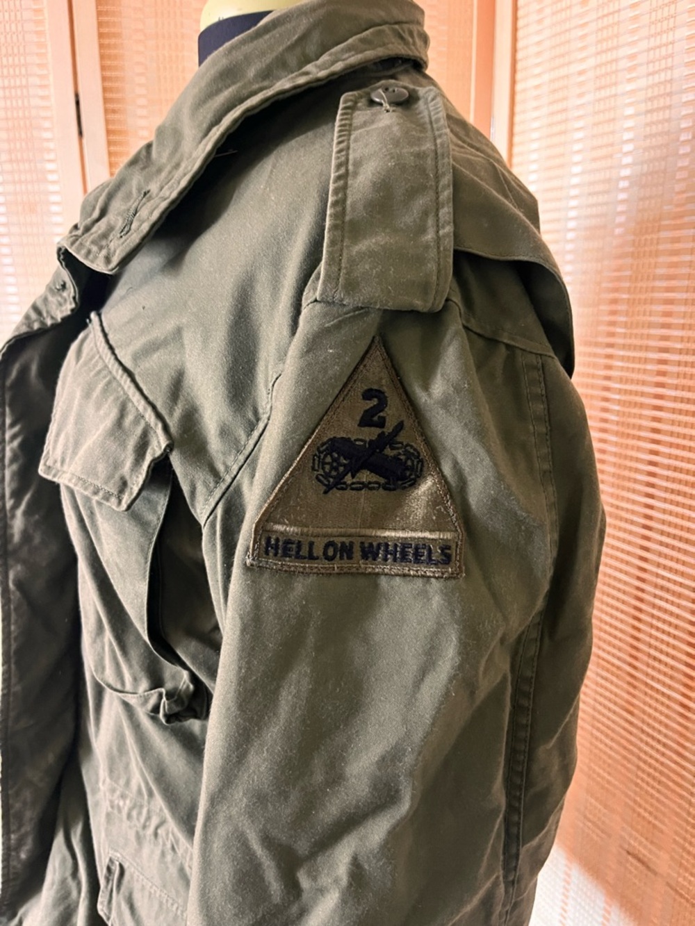Vintage U.S. Army Olive Green Military Field Jacket - Picture 5 of 9